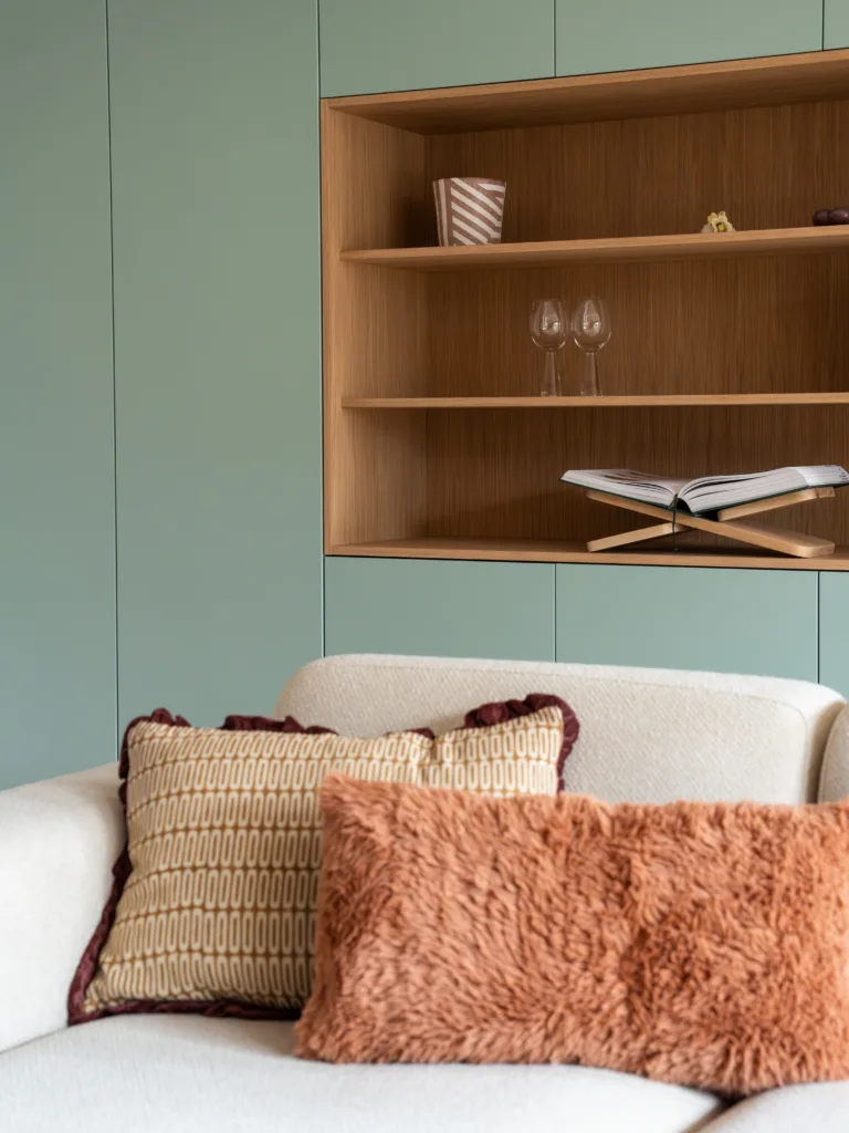 maatwerk kast interieurbouw blauw Den Bosch